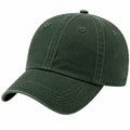 Gorra de béisbol talla única de algodón verde oliva con visera curva - estilo casual
