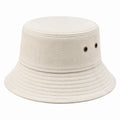 Sombrero de pescador talla única beige de tejido textil con ojales estilo casual